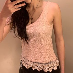 PINK LACE AE TANK